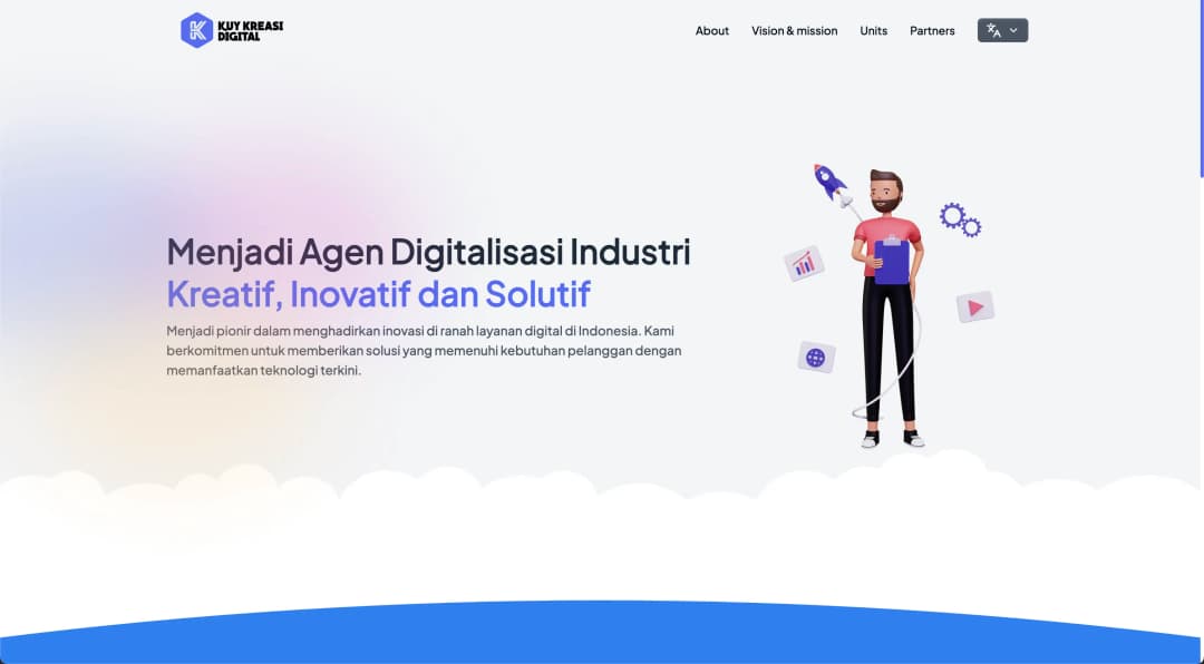 Kuy Digital Landing Page